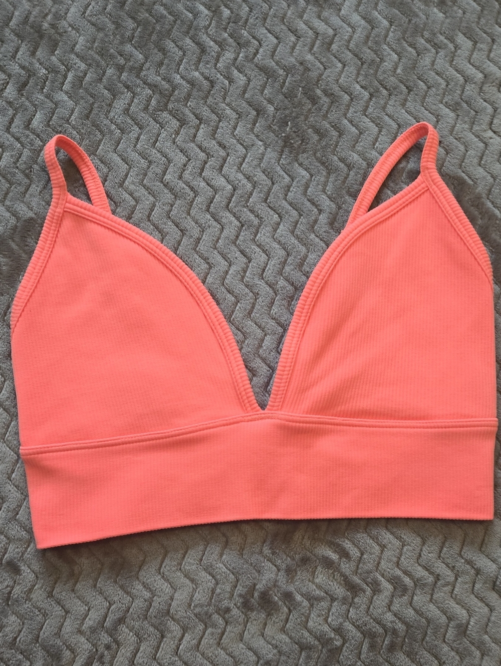 Women’s Seamless Plunge Bralette - Coral Pink Athleta